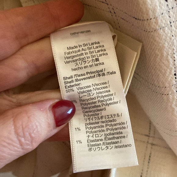 NWT Madewell Caldwell Double Breasted Blazer in Ghent Plaid size S - Picture 15 of 15